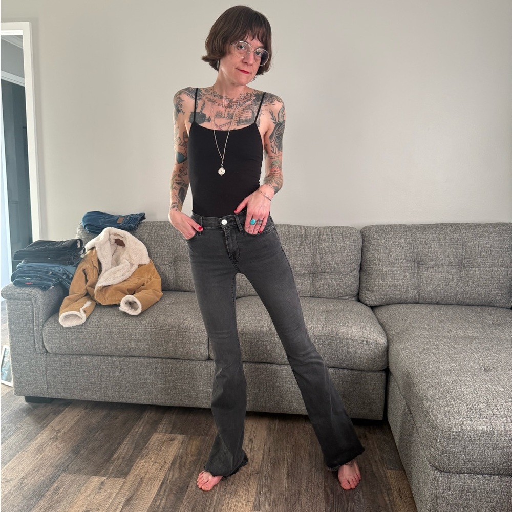 Frame Denim Le High Flare Size 24